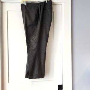 Talbots grey wool ankle length pants